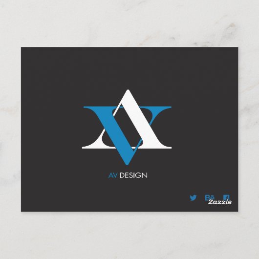 Carte Postale av_design (Dos)