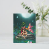 Carte Postale Ava la sirène rose (Debout devant)