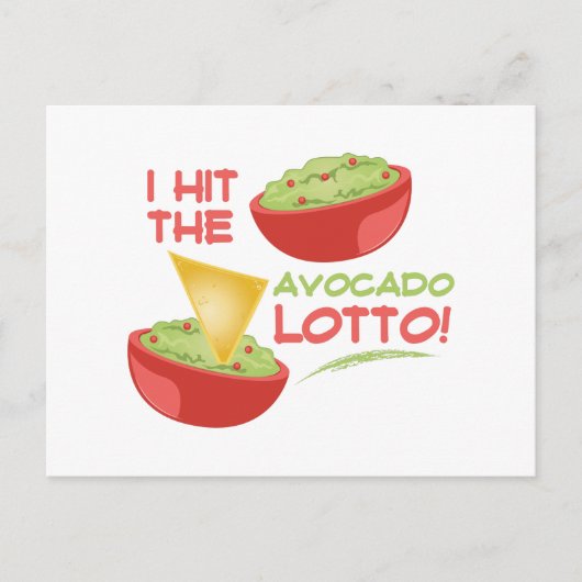 Carte Postale Avacado Lotto (Devant)
