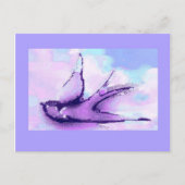 Carte Postale avaler l'oiseau la nuit (Devant)