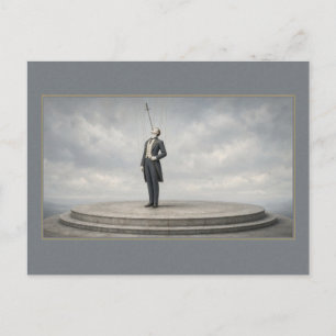 Carte Postale Avaleur de sabre de rêves de cirque surréaliste