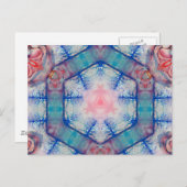 Carte Postale AVALON Dame du lac, Réflexions magiques de l'eau (Devant / Derrière)