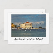 Carte Postale Avalon sur l'île de Catalina (Devant / Derrière)