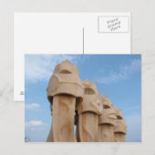 Carte Postale Avant Barcelone (Devant / Derrière)