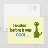 Carte Postale Avant c'était cool (Devant / Derrière)