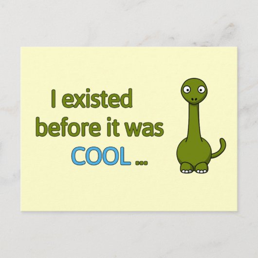 Carte Postale Avant c'était cool (Devant)