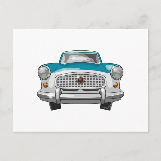 Carte Postale Avant du Metropolitan 1957 (Devant)