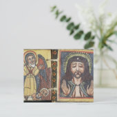 Carte Postale Avant d'un diptyque à double face avec Marie (Debout devant)