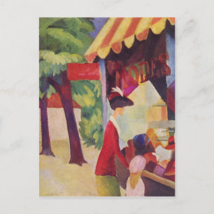 Carte Postale Avant Hutladen par Macke