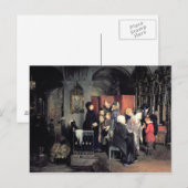 Carte Postale Avant la confession, 1877 (Devant / Derrière)