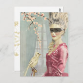 Carte Postale Avant le bal (Devant / Derrière)