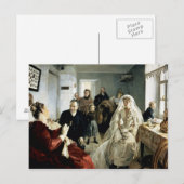 Carte Postale Avant le Mariage, les années 1880 (Devant / Derrière)