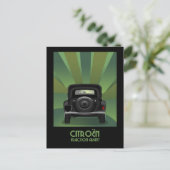 Carte postale Avant Traction Citroen (Debout devant)