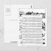 Carte Postale Avantages de la chanson Apple Trees (Devant / Derrière)