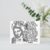Carte Postale Ave Maria (Debout devant)