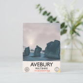 Carte Postale Avebury, Wiltshire Stone encerclent le voyage vint (Debout devant)