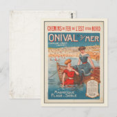 Carte postale avec affiche d'été Impression de Fra (Devant / Derrière)