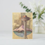 Carte postale avec affiche du Salon du monde Vinta (Debout devant)