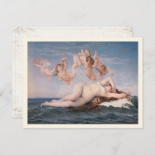 Carte postale avec Alexandre Cabanel Peinture (Devant / Derrière)