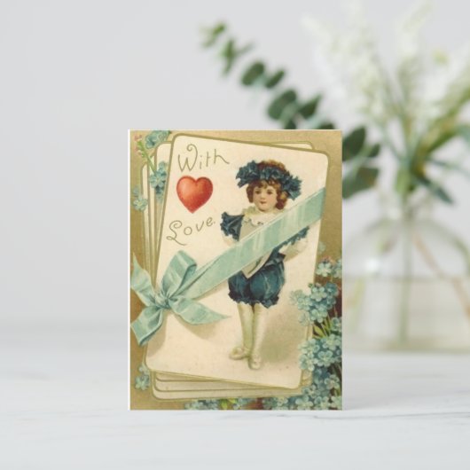 Carte Postale Avec amour (Debout devant)