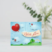 Carte Postale Avec amour (Debout devant)