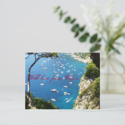 Carte Postale Avec amour de Capri (Debout devant)