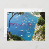 Carte Postale Avec amour de Capri (Devant / Derrière)
