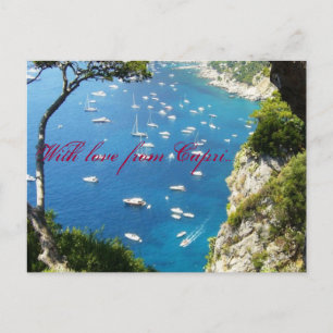 Carte Postale Avec amour de Capri