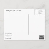 Carte Postale "...Avec amour de ma part, à vous..." (Dos)