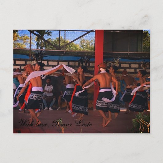 Carte Postale Avec amour, le Timor oriental (Devant)