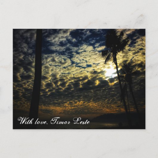 Carte Postale Avec amour, Timor Oriental (Devant)