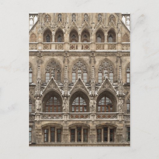 Carte postale avec architecture de renouveau gothi (Devant)