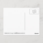 Carte postale avec art original — Orange Elf avec  (Dos)