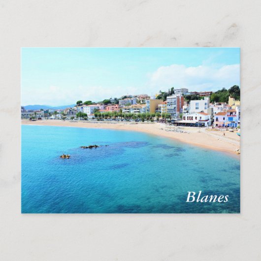 Carte postale avec Blanes (Devant)