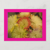 Carte postale avec bouquet de fleurs (Devant)