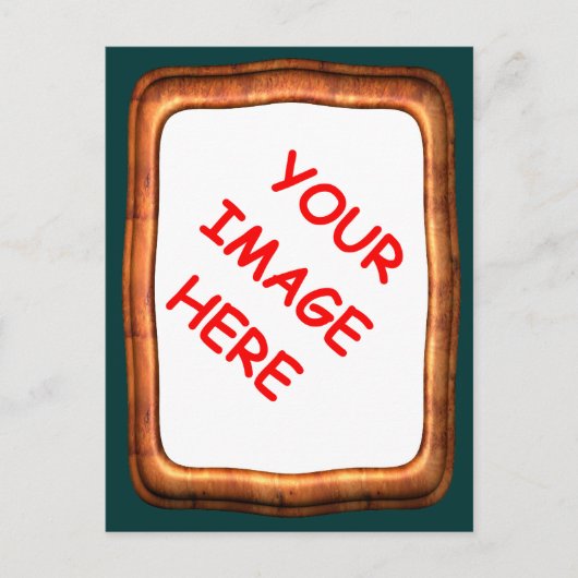 carte postale avec cadre pour votre photo (Devant)