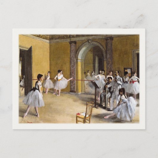 Carte Postale Avec Célèbre Ballet Peinture (Devant)