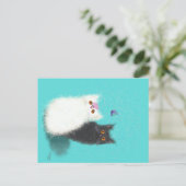 Carte postale avec chats (Debout devant)