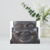 Carte postale avec chef de Bouddha (Debout devant)