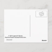 Carte postale avec Chef du Christ et dire. (Dos)