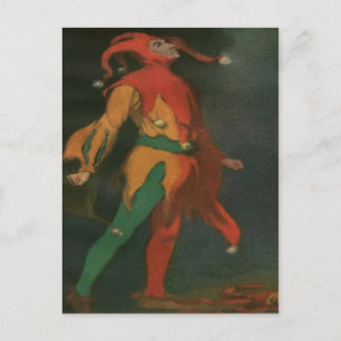 Carte Postale Avec Clown Vintage