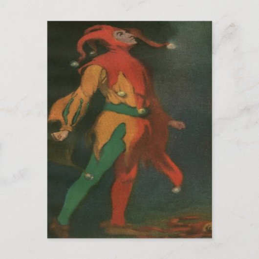 Carte Postale Avec Clown Vintage (Devant)