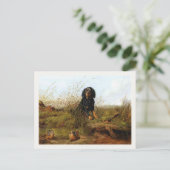 Carte Postale Avec Cocker Peinture Spaniel (Debout devant)