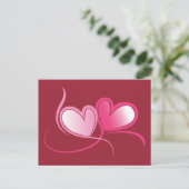 Carte postale avec coeur (Debout devant)