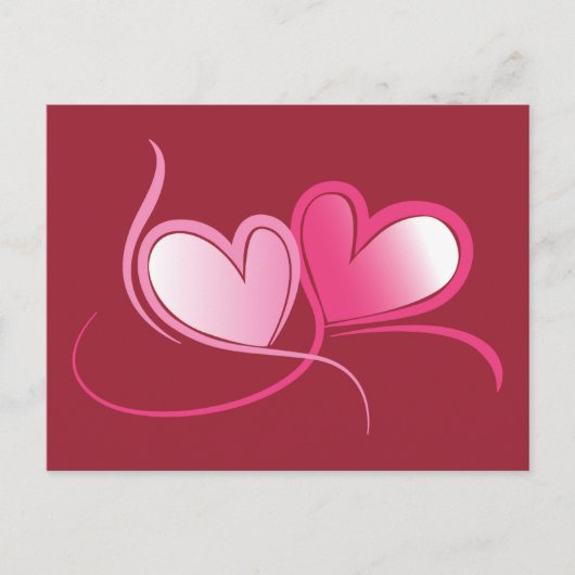 Carte postale avec coeur (Devant)