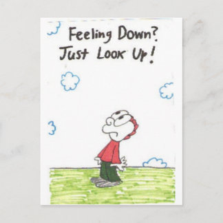 Carte postale avec de drôles de paroles d'église