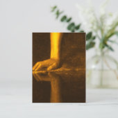 Carte postale avec détail de la peinture Caravaggi (Debout devant)