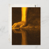 Carte postale avec détail de la peinture Caravaggi (Devant / Derrière)