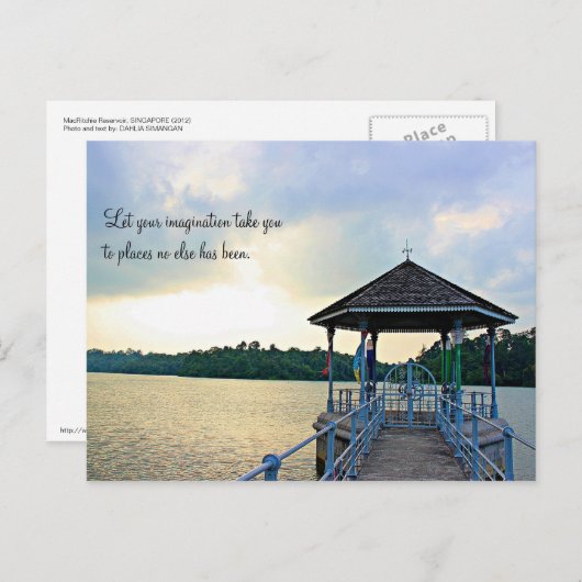 Carte postale avec devis (Devant / Derrière)