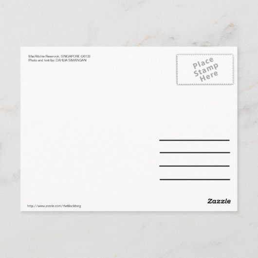 Carte postale avec devis (Dos)